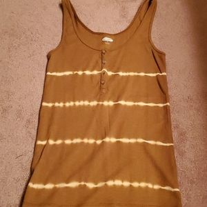 Old Navy Tie Dye Tank. Mustard. M. Never worn